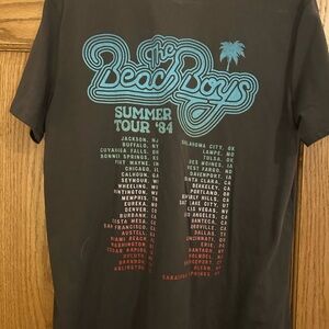 The Beach Boys Summer Tour '84 Graphic T-Shirt - Black